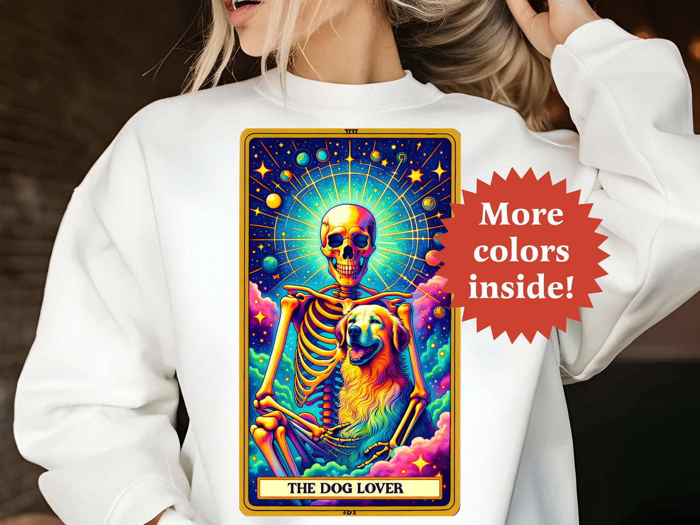 The Dog Lover Tarot Unisex Sweatshirt TRSS01
