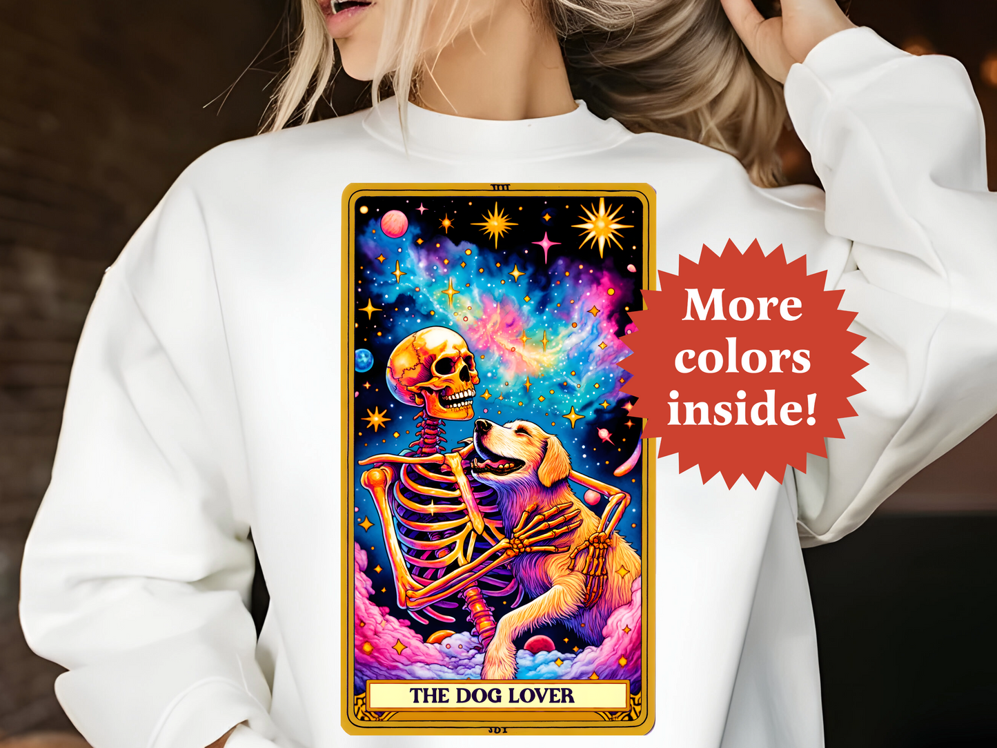 The Dog Lover Tarot Unisex Sweatshirt TRSS02