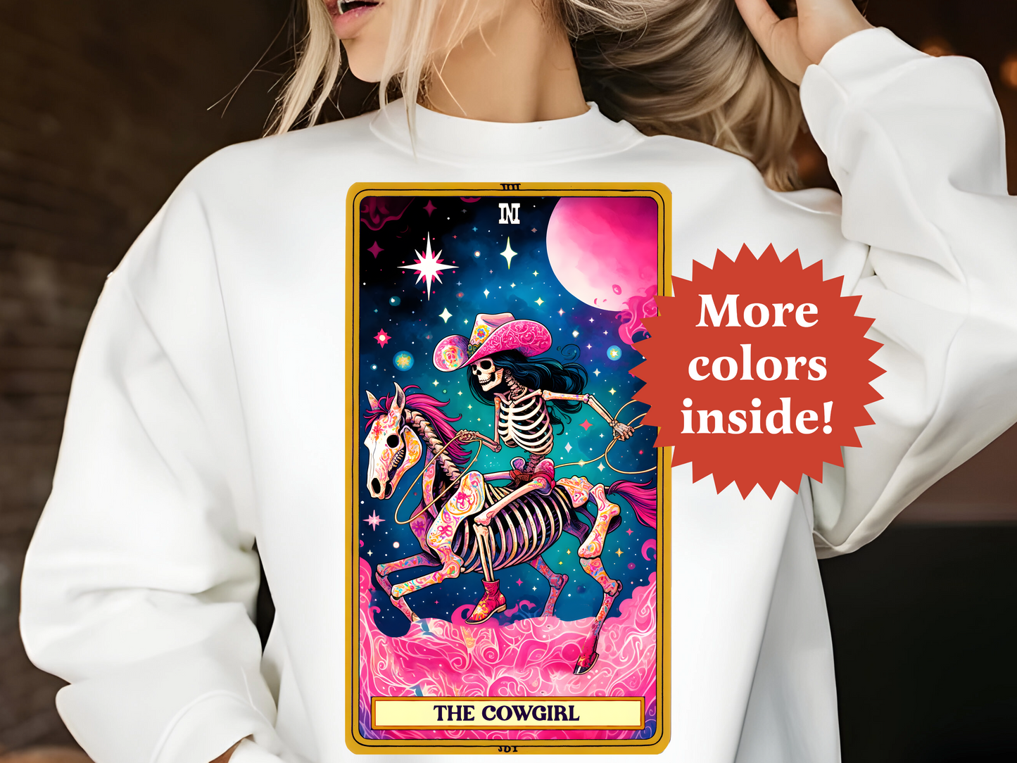 The Cowgirl Tarot Unisex Sweatshirt TRSS17