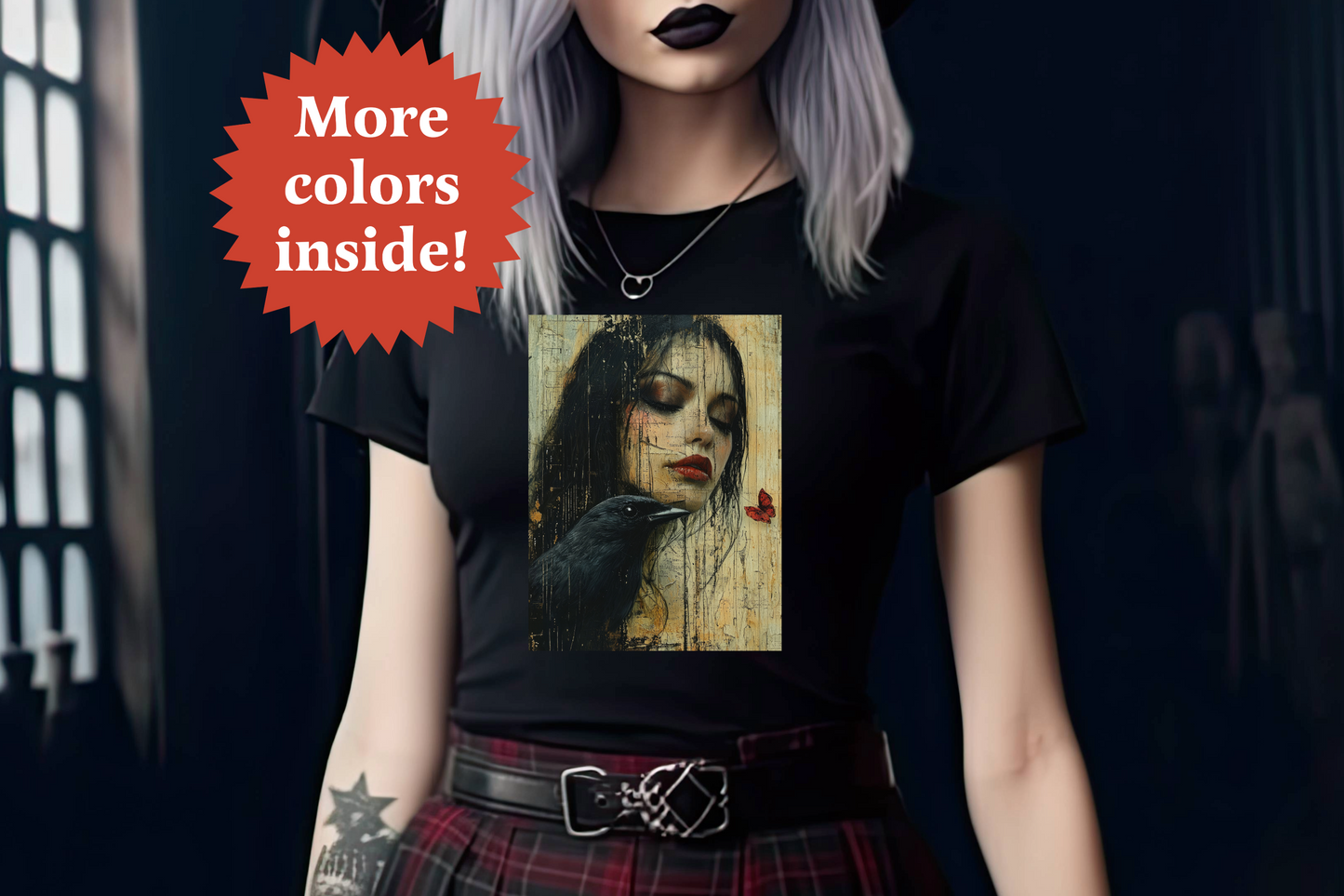 Gothic T-Shirt Dark Academia GTTS05