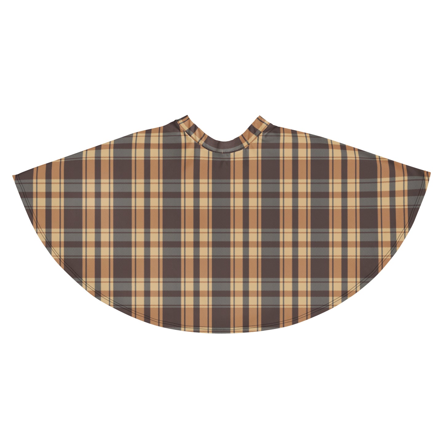 gender-free fashion plaid skater skirt