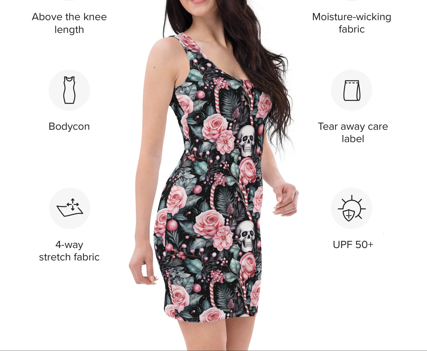 Unisex femboy dress in dark holiday aesthetic
