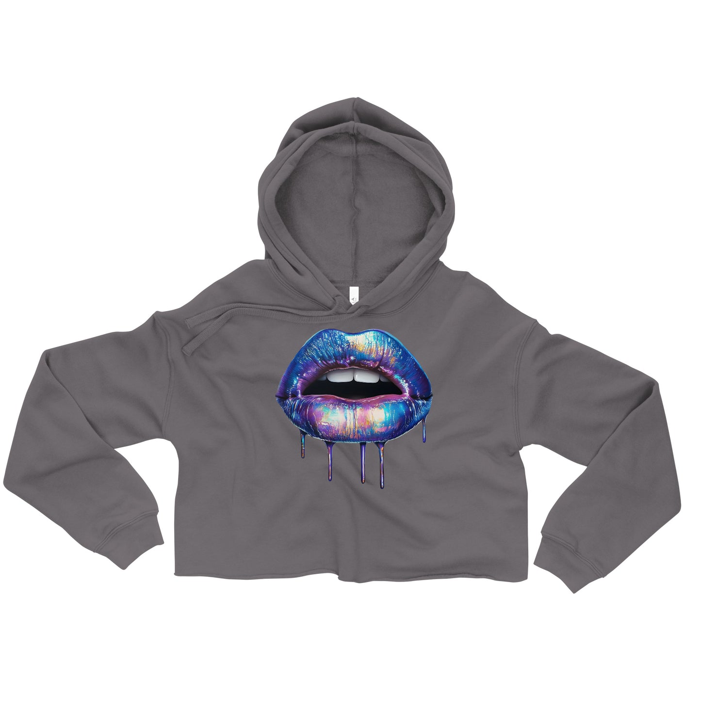 2YK Lips Crop Hoodie 2ykh03