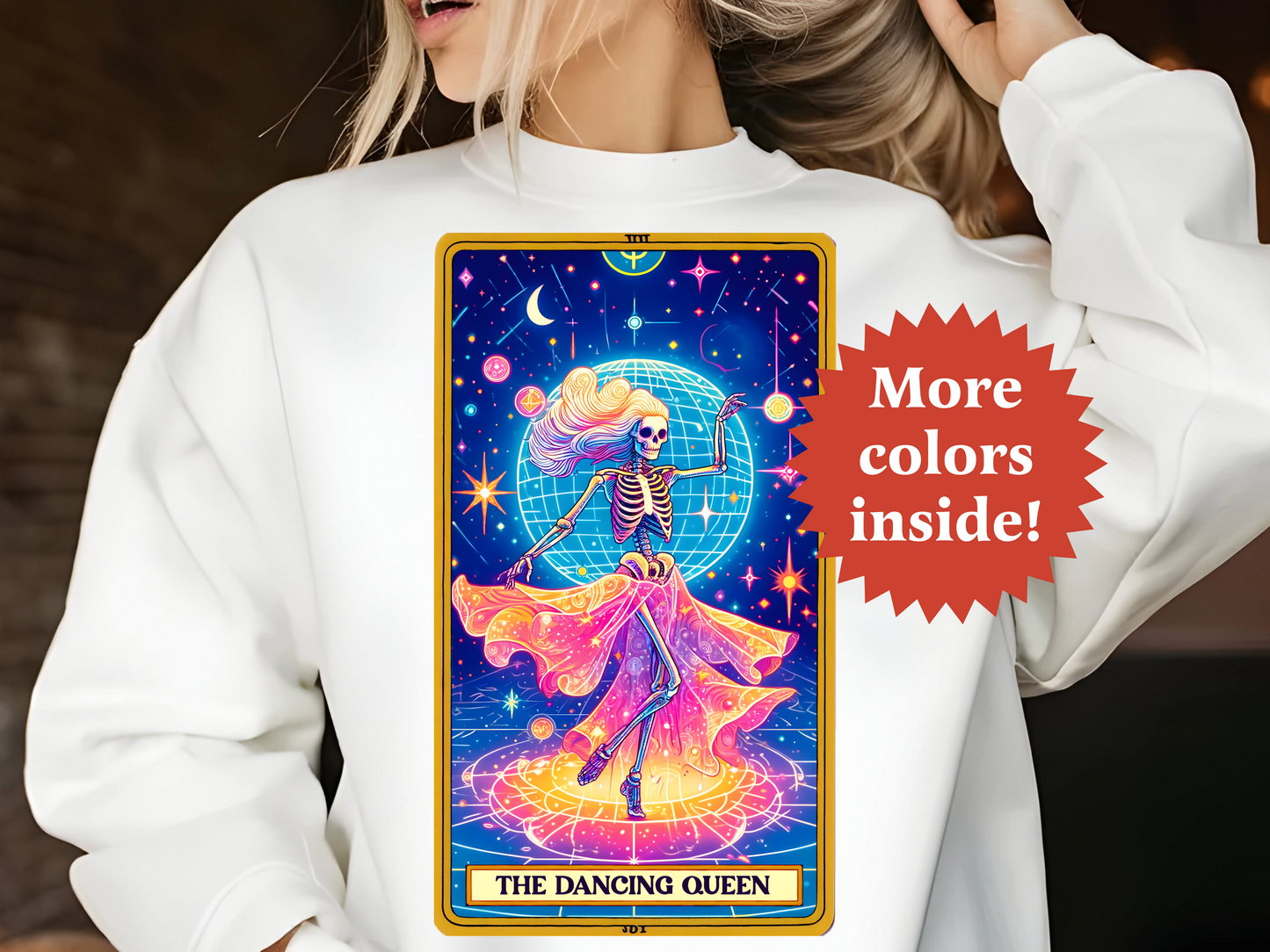 The Dancing Queen Unisex Tarot Sweatshirt TRSS05