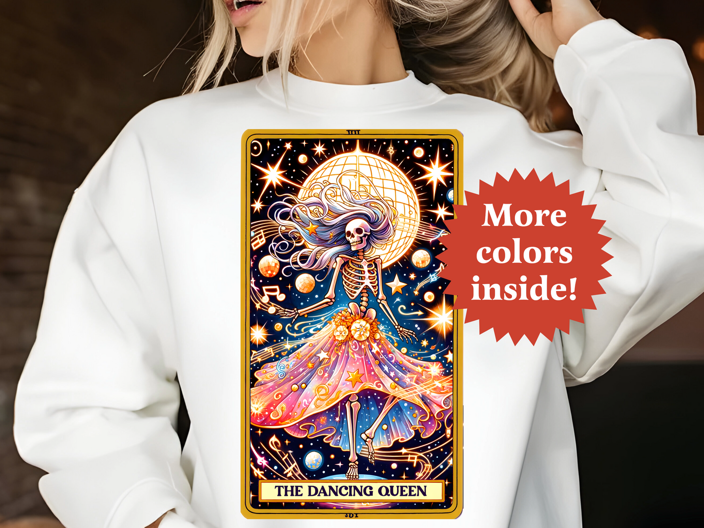 The Dancing Queen Unisex Tarot Sweatshirt TRSS06