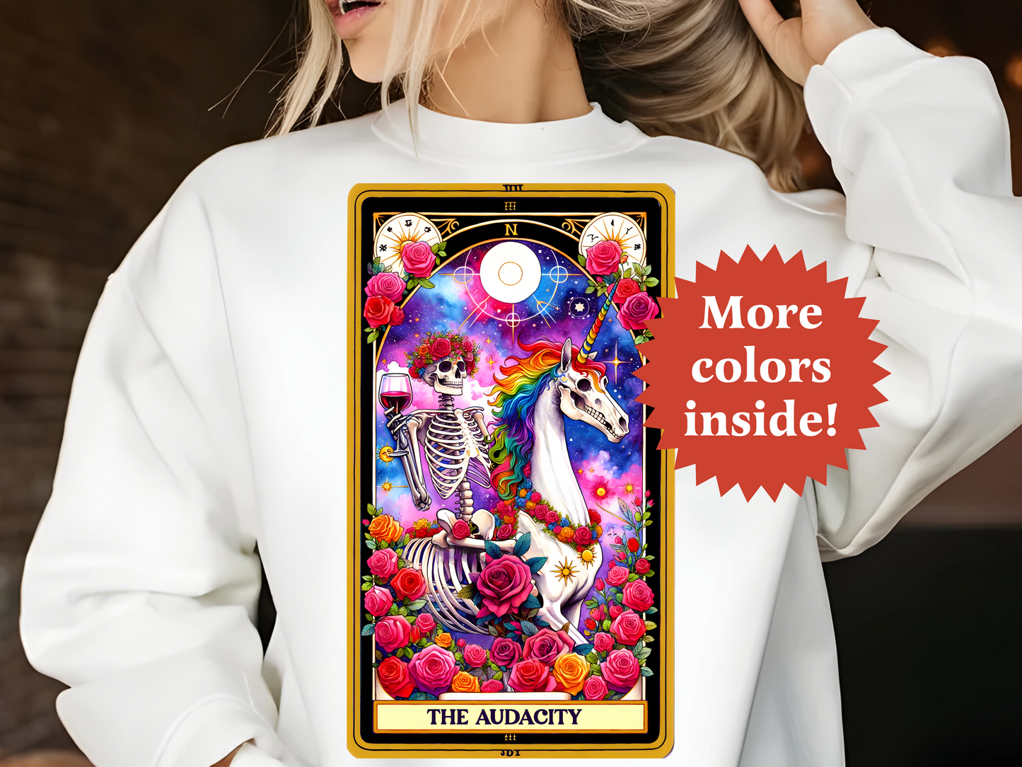 The Audacity Tarot Unisex Sweatshirt TRSS19