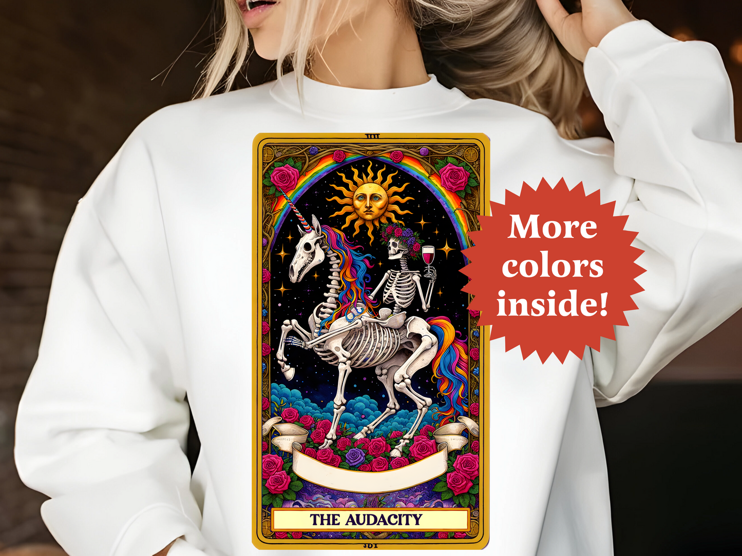 The Audacity Tarot Unisex Sweatshirt TRSS20