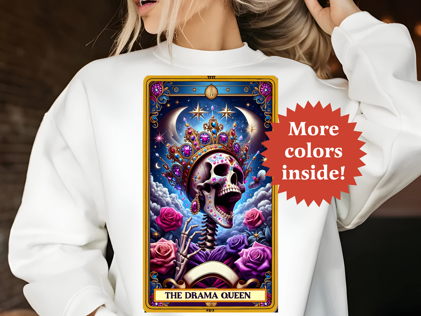 The Drama Queen Tarot Unisex Sweatshirt TRSS25