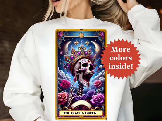 The Drama Queen Tarot Unisex Sweatshirt TRSS25