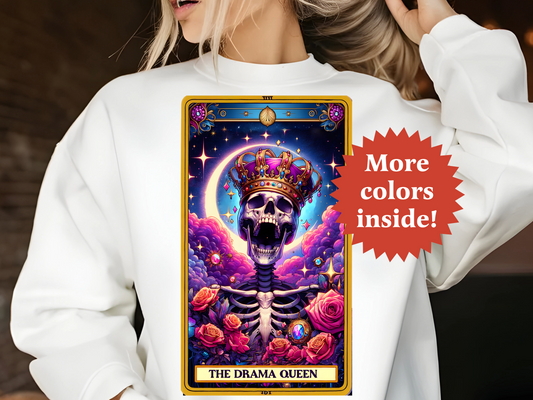 The Drama Queen Tarot Unisex Sweatshirt TRSS26