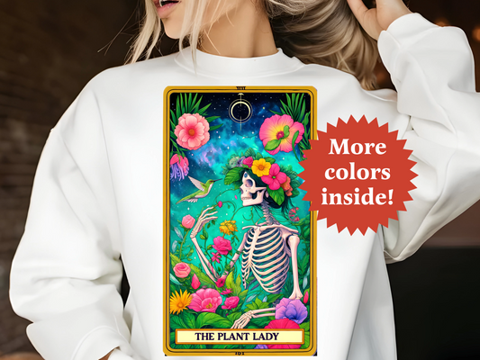 The Plant Lady Tarot Unisex Sweatshirt TRSS27