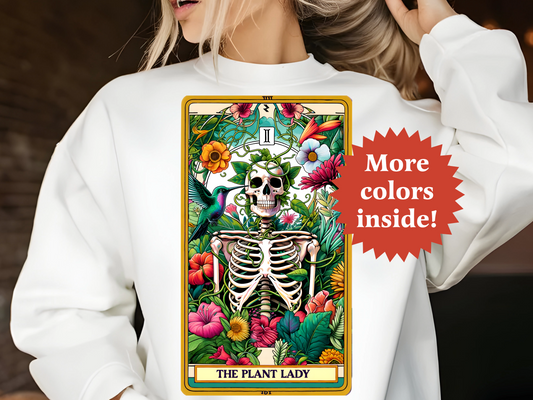 The Plant Lady Tarot Unisex Sweatshirt TRSS28