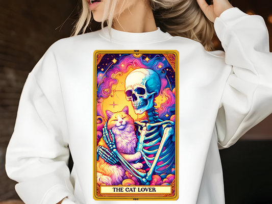 The Cat Lover Unisex Tarot Sweatshirt TRSS03