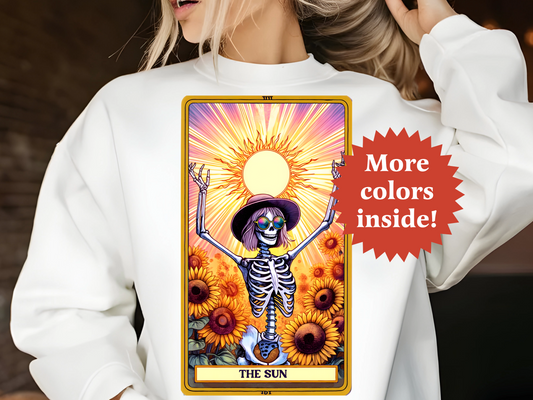 The Sun Tarot Unisex Sweatshirt TRSS33
