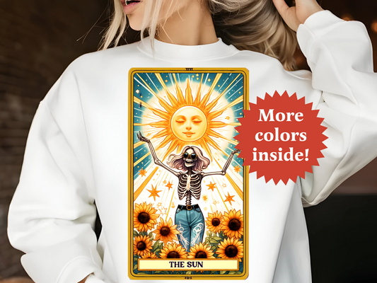 The Sun Tarot Unisex Sweatshirt TRSS34