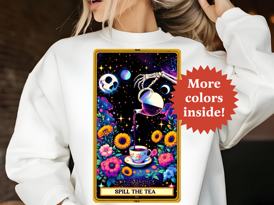 Spill the tea Tarot Unisex Sweatshirt TRSS37