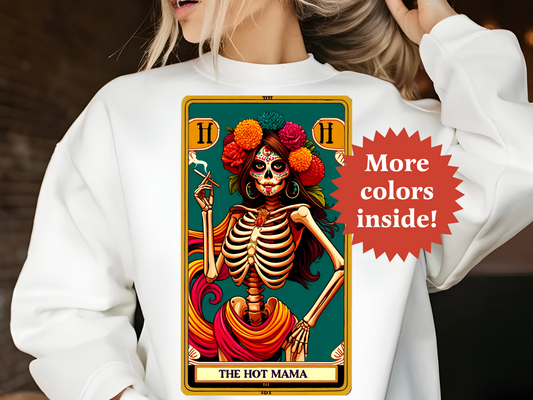 The Hot Mama Tarot Unisex Sweatshirt TRSS39