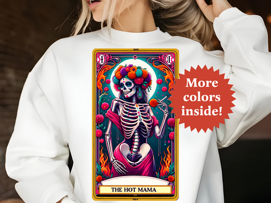 The Hot Mama Tarot Unisex Sweatshirt TRSS40