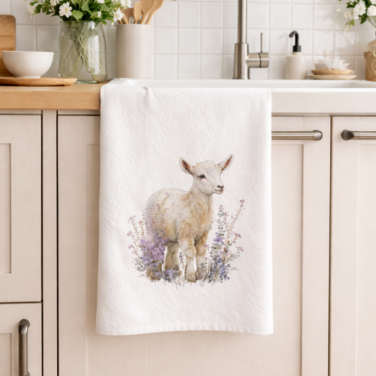 Lamb Kitchen Tea Towel CUAN01