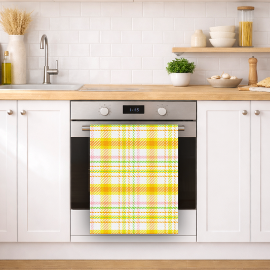 Spring Plaid Kitchen Towel ESHT54