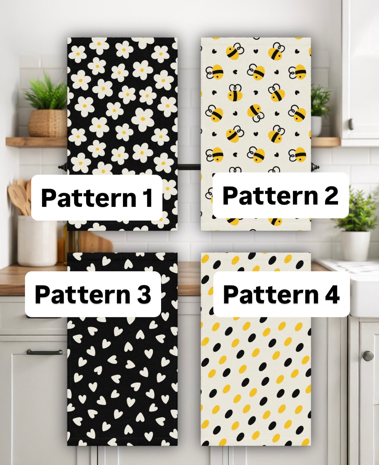 Bee Kitchen Towels Set BSHT01