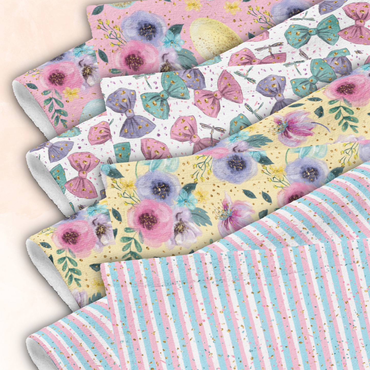 Floral Easter Eggs Kitchen Tea Towel set ESHT011234