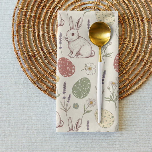 Set of 4 Easter Cloth Napkins ESCN02