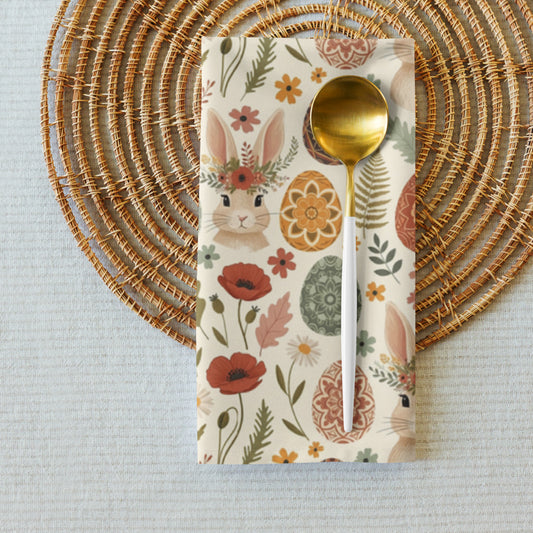 Set of 4 Easter Cloth Napkins ESCN03