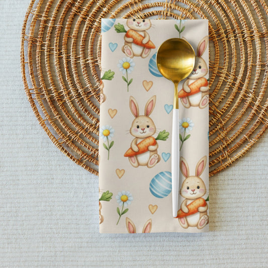 Set of 4 Easter Cloth Napkins ESCN04