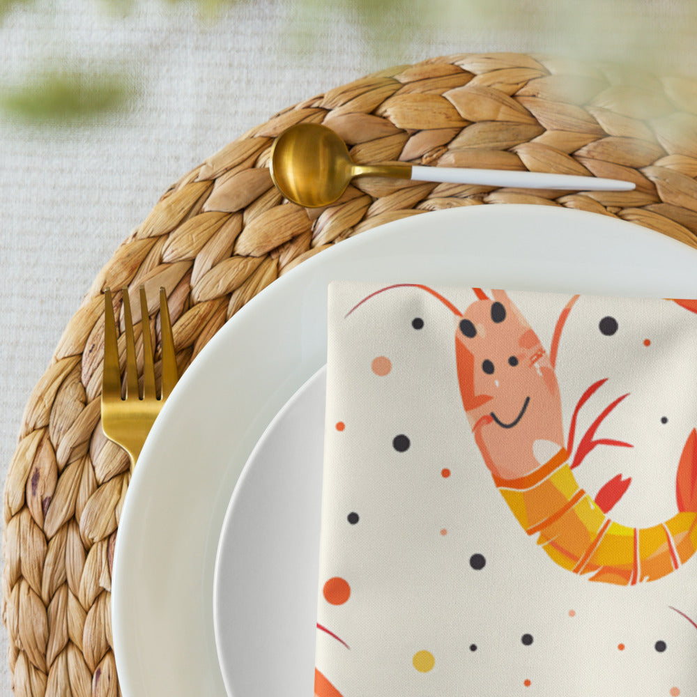 Citrus Shrimps 4 Napkins Set CTNP01