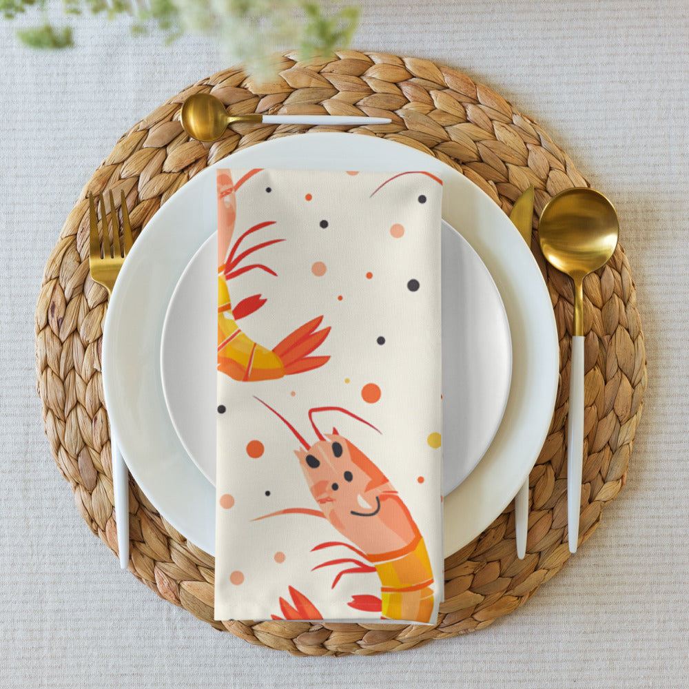 Citrus Shrimps 4 Napkins Set CTNP01