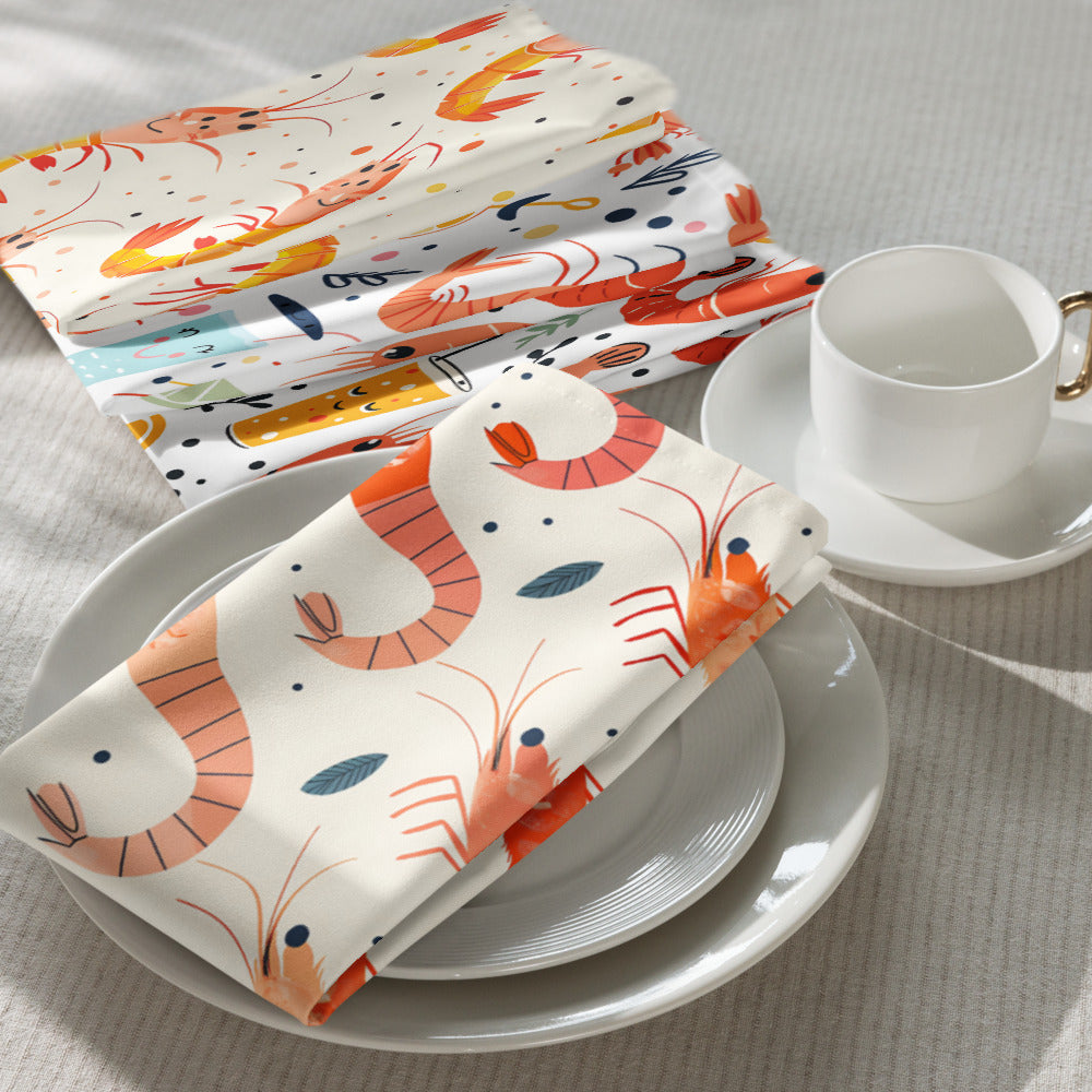 Citrus Shrimps 4 Napkins Set CTNP01