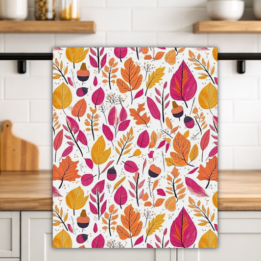 Fall Autumn Hand Kitchen Towel FAHT03