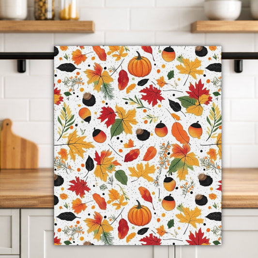 Fall Autumn Hand Kitchen Towel FAHT05