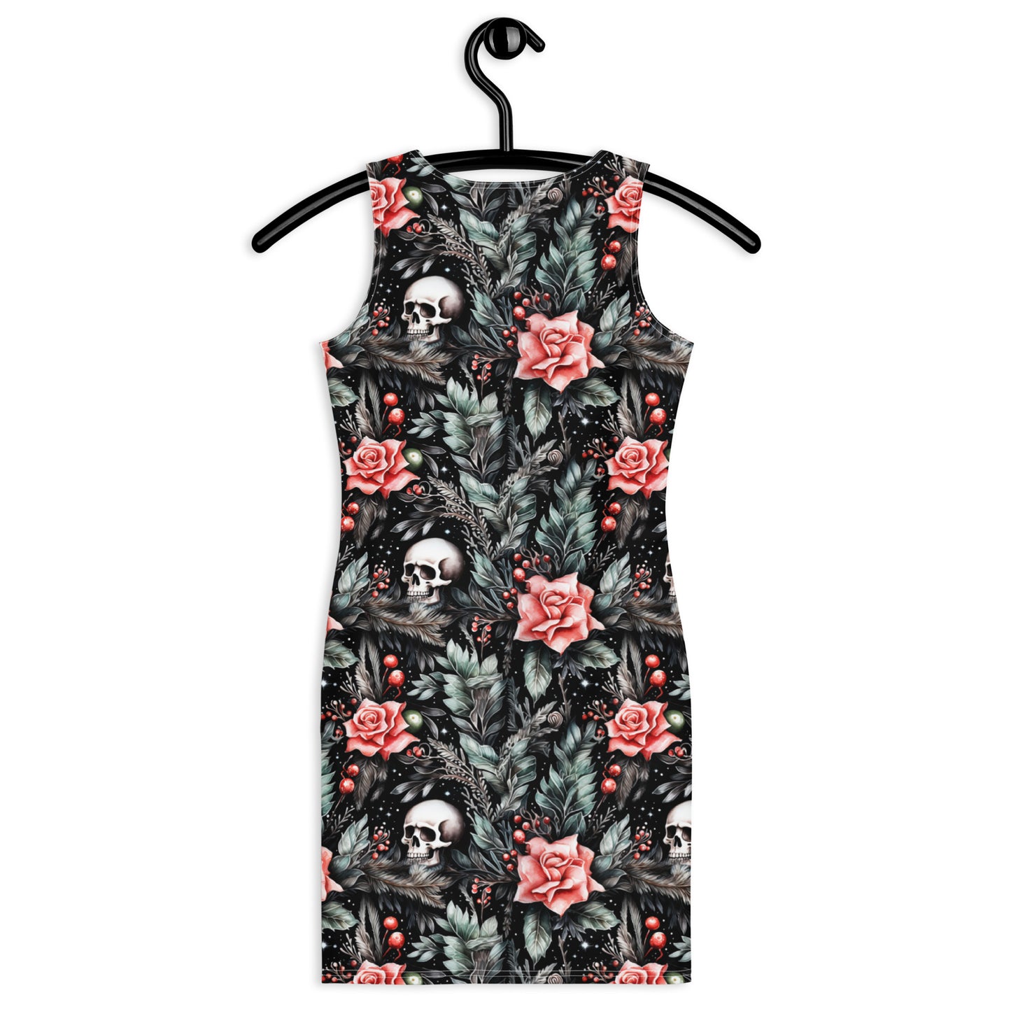 Skull gothic christmas dress