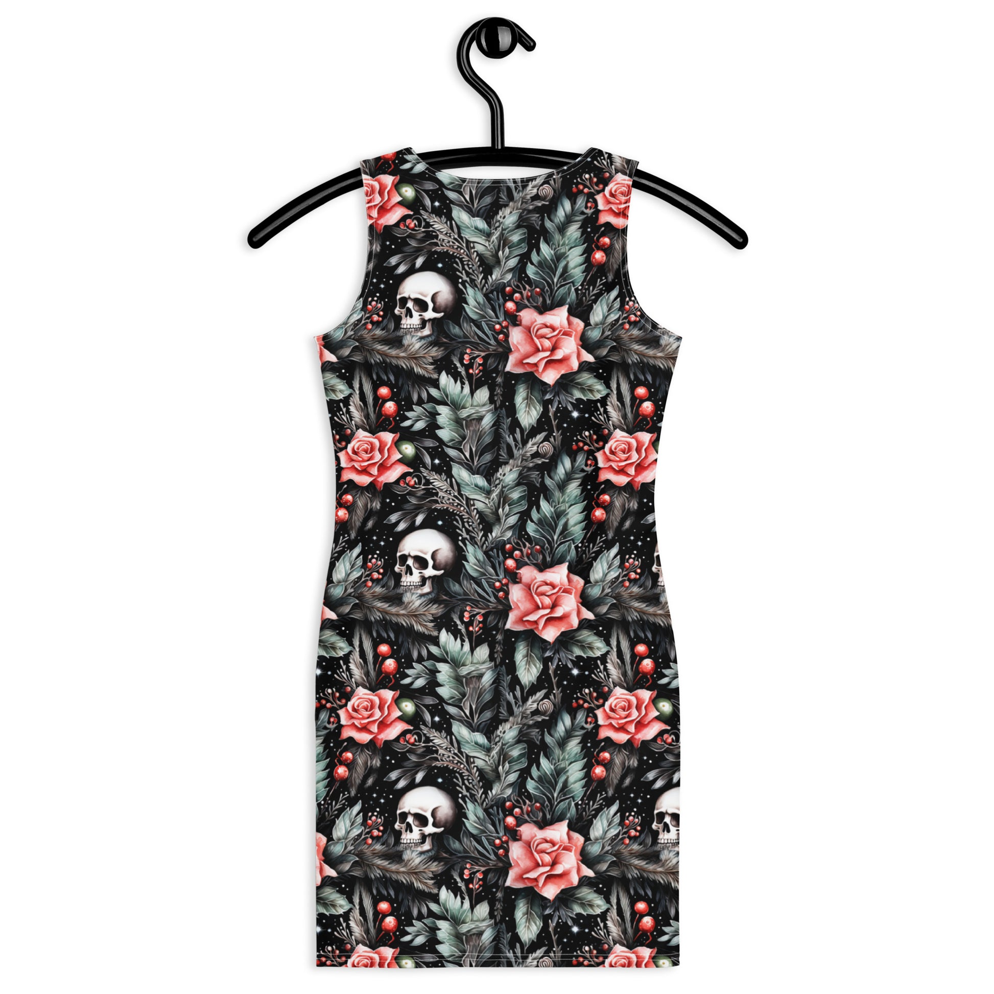 Skull gothic christmas dress