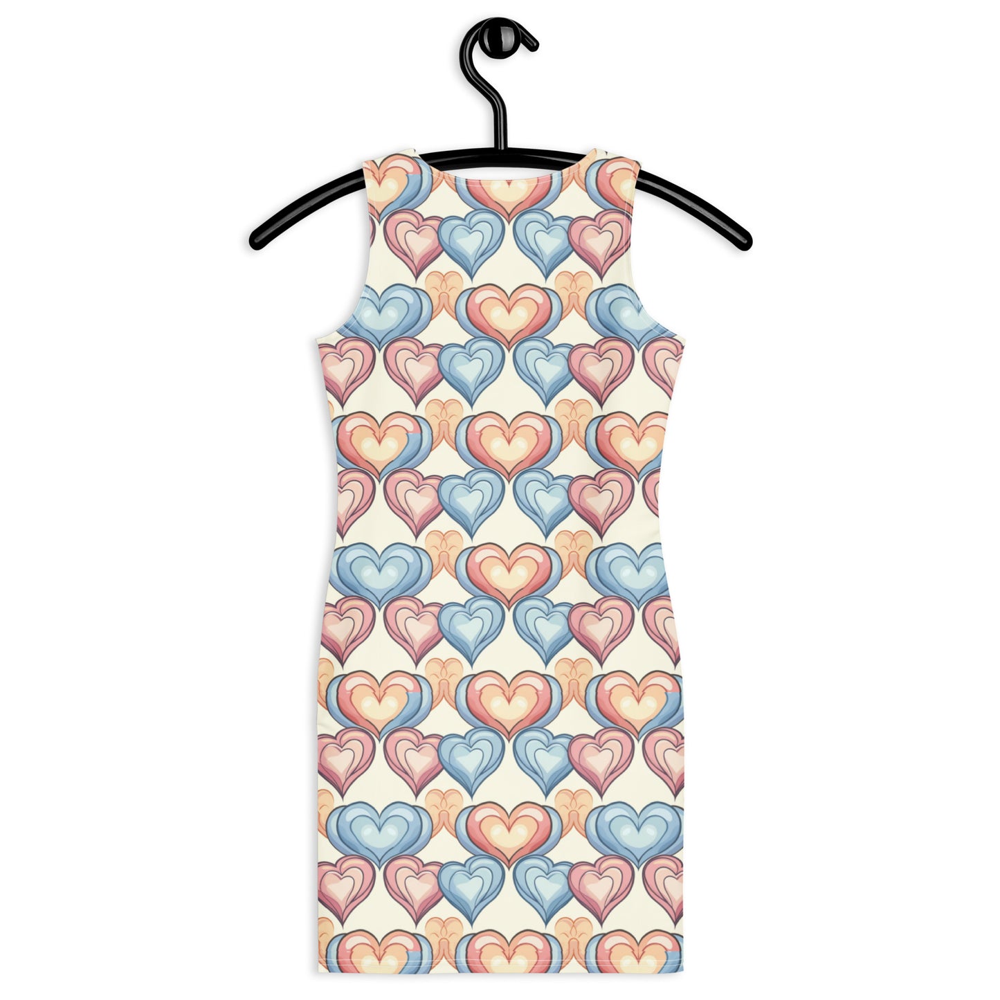 Femboy slim dress back view