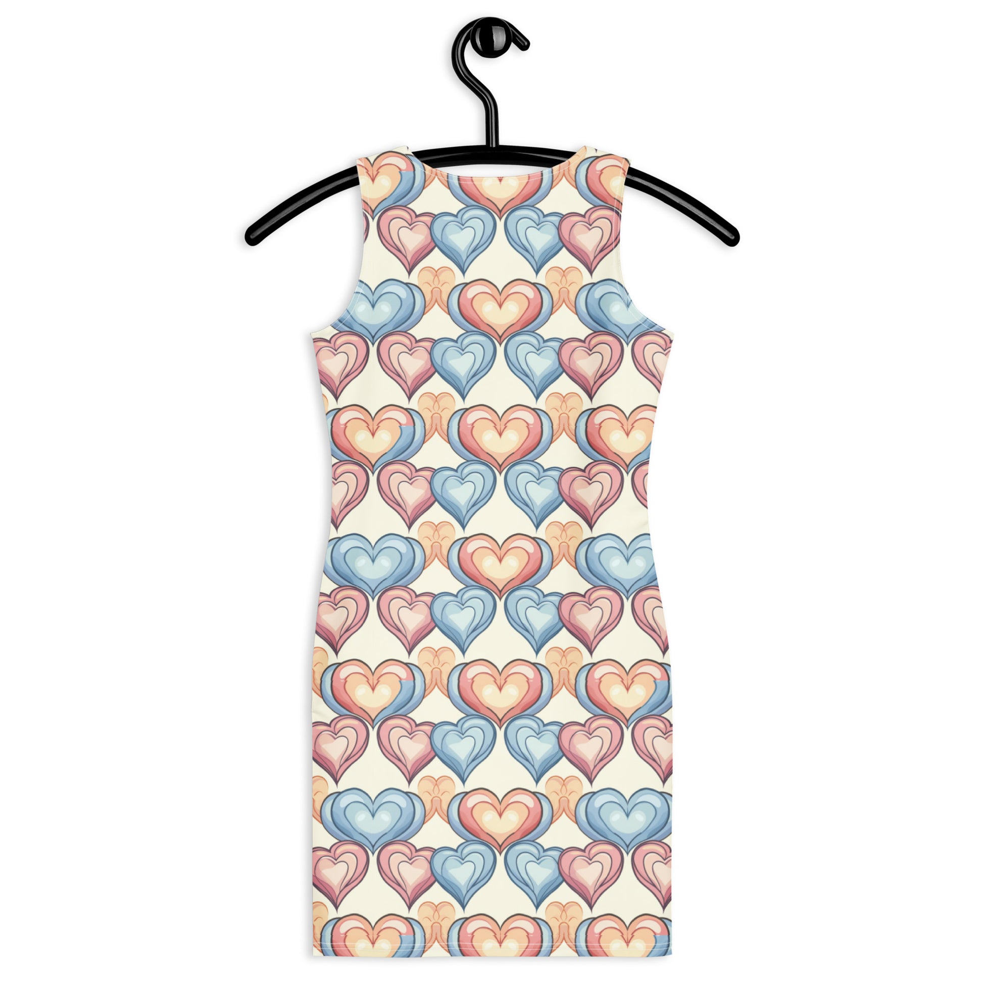 Femboy slim dress back view