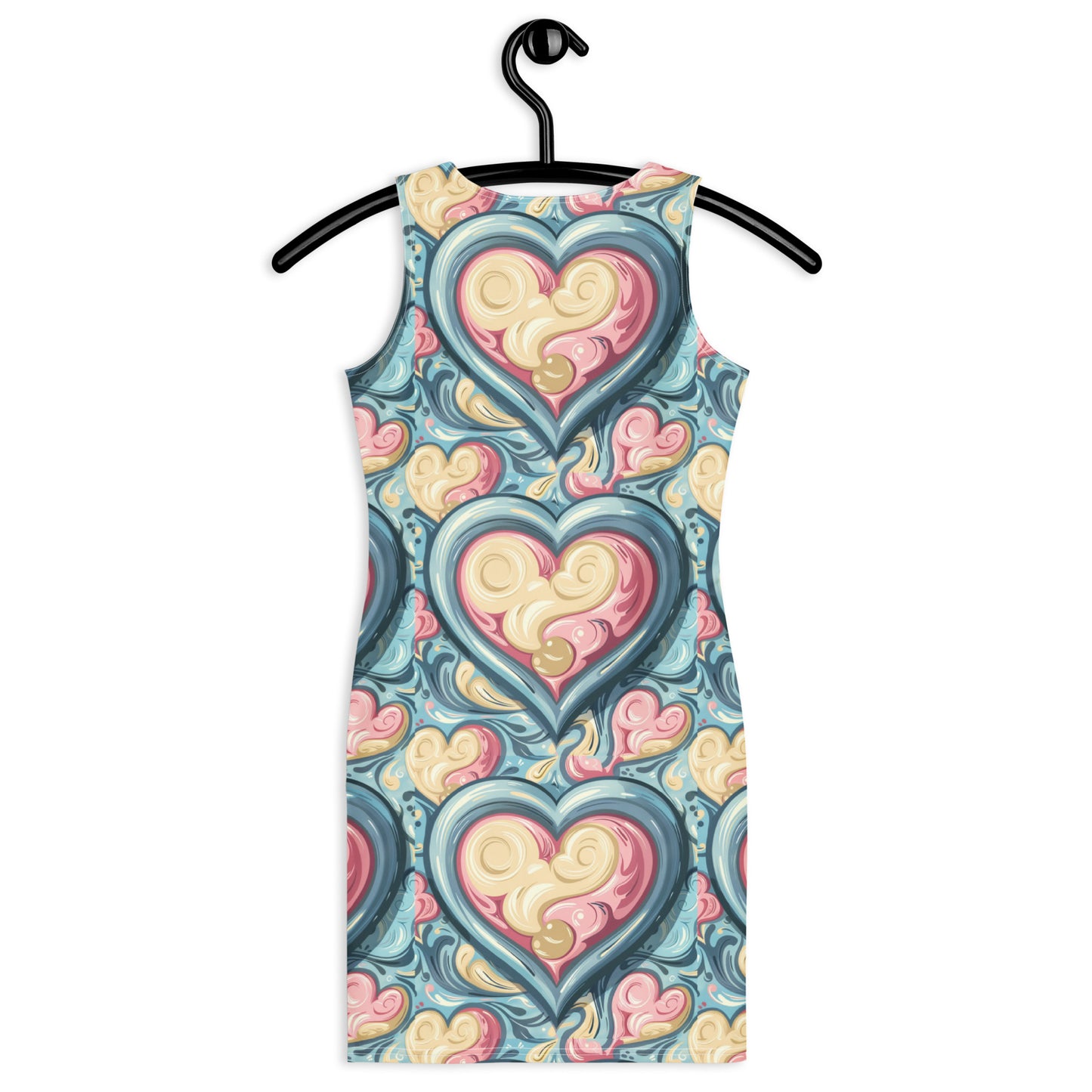 Femboy slim dress back view