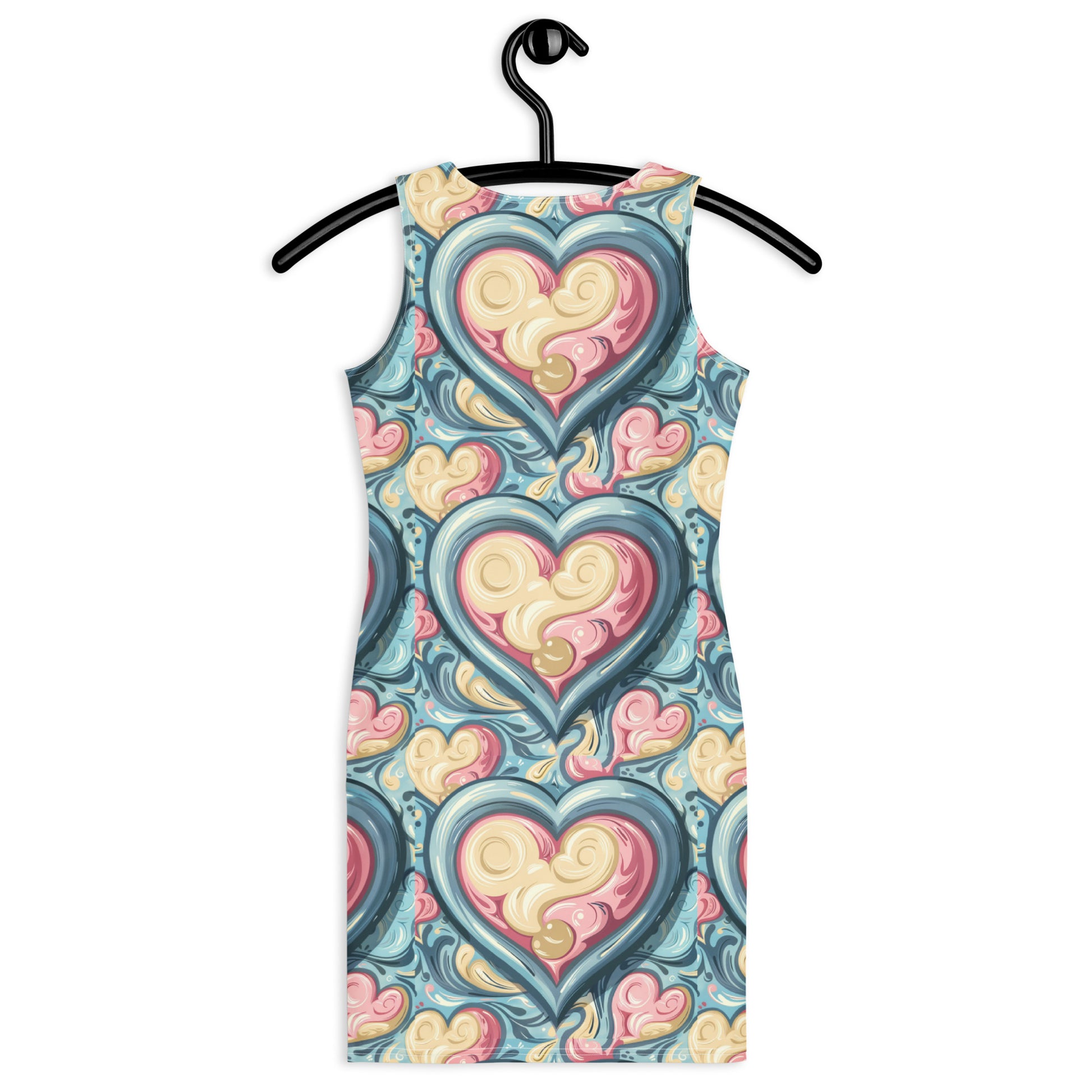 Femboy slim dress back view