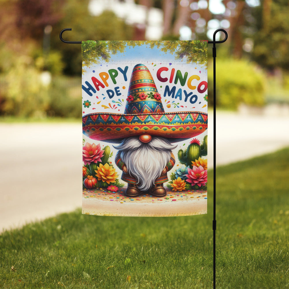 Mexican Garden Flag Cinco de Mayo CMFG02