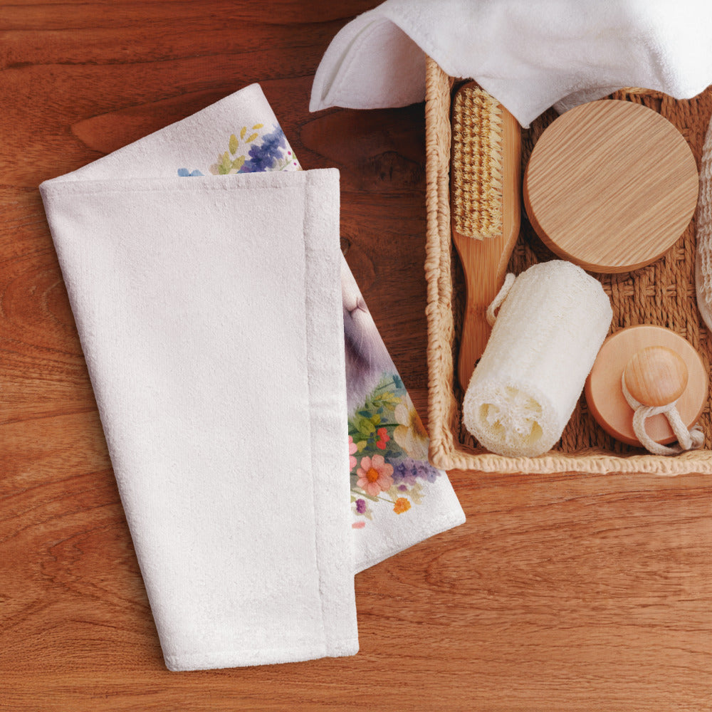 Cute Easter Bunny Kitchen Tea Towel EAHT04