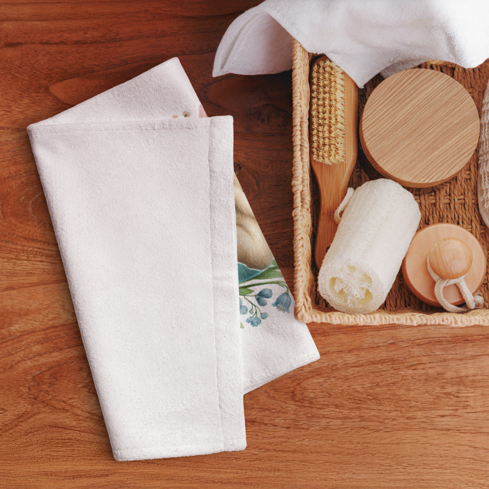 Cute Easter Bunny Kitchen Tea Towel EAHT06