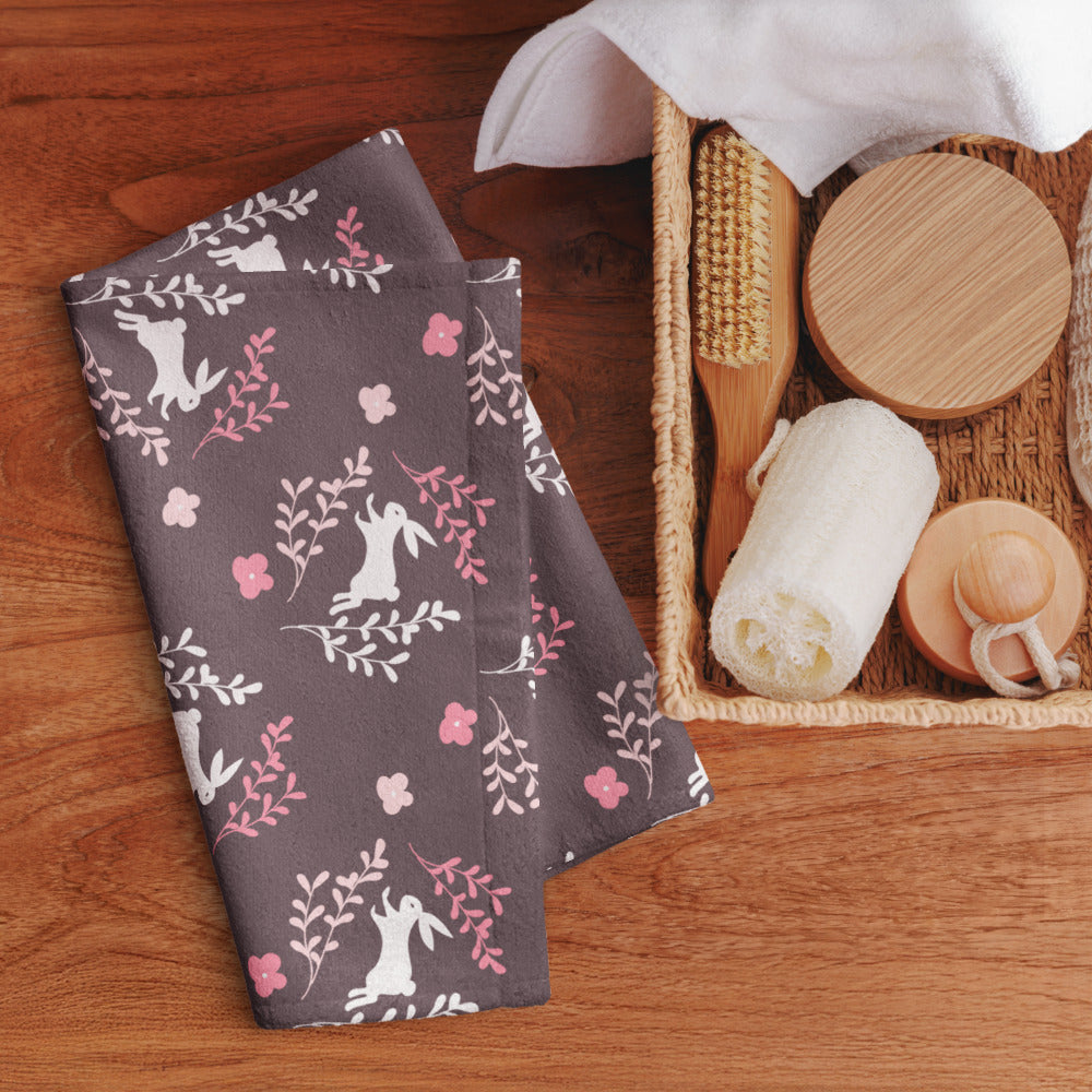 Neutral Easter Bunny Kitchen Tea Towel ESHT41