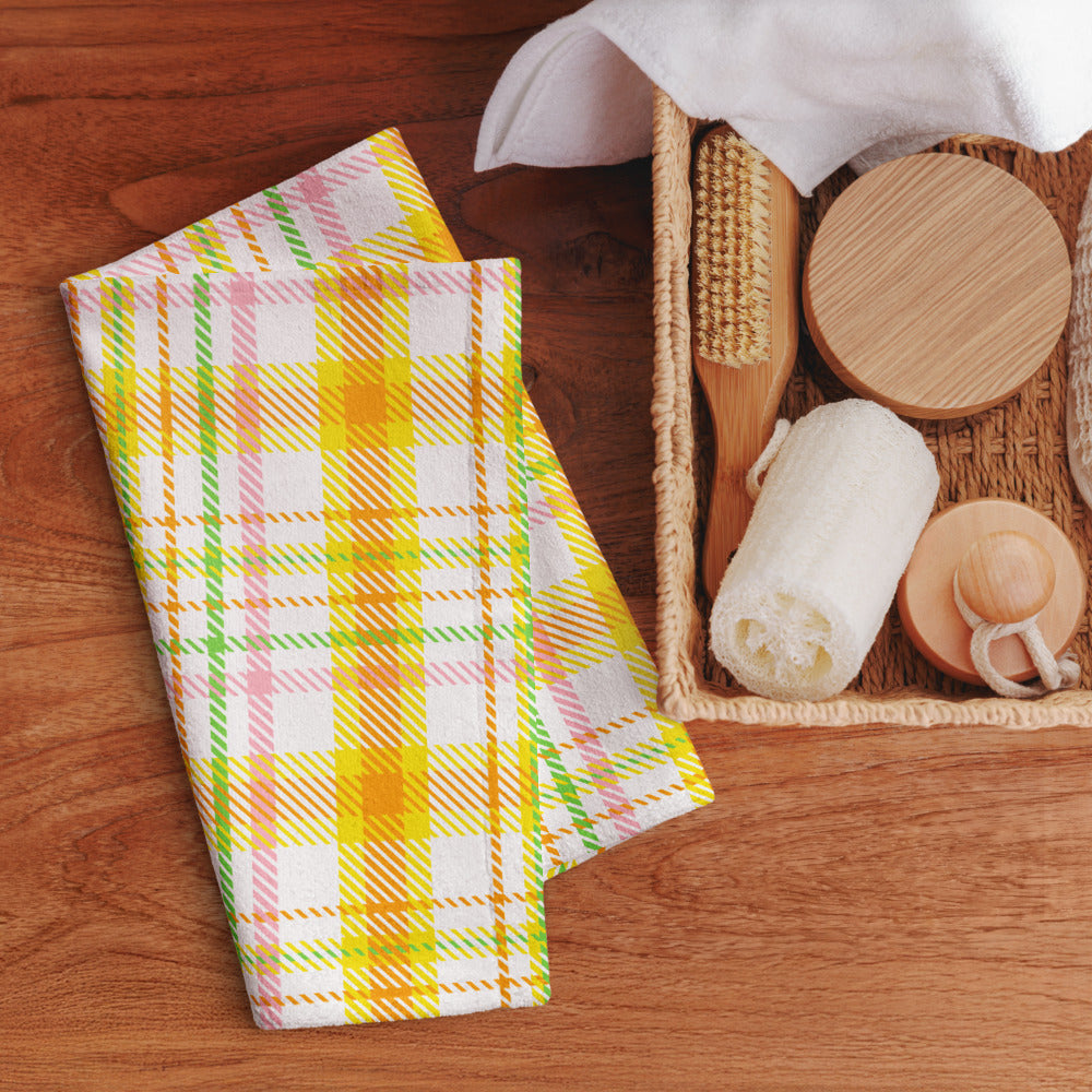 Spring Plaid Kitchen Towel ESHT54