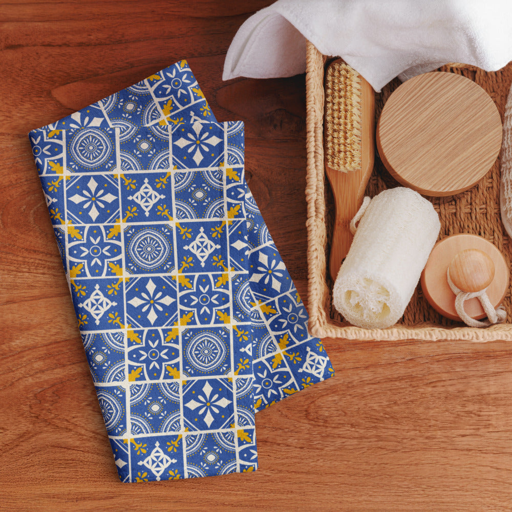 Moroccan Tiles Hand Kitchen Towel MRHT03