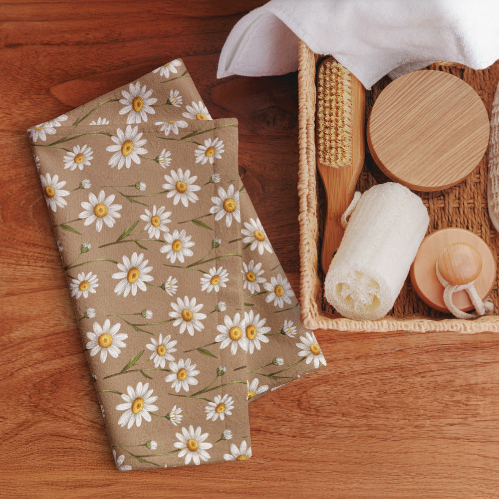 Daisies Hand Kitchen Towel Set BDHT02
