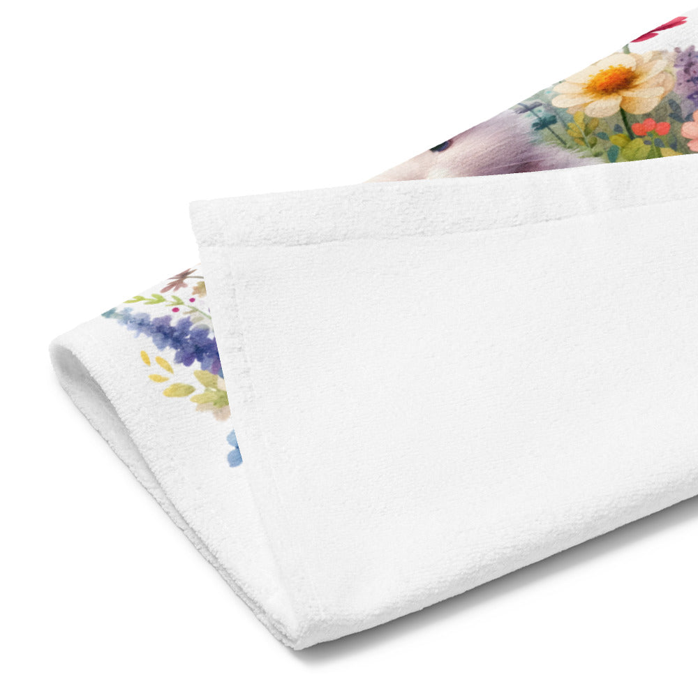 Cute Easter Bunny Kitchen Tea Towel EAHT04