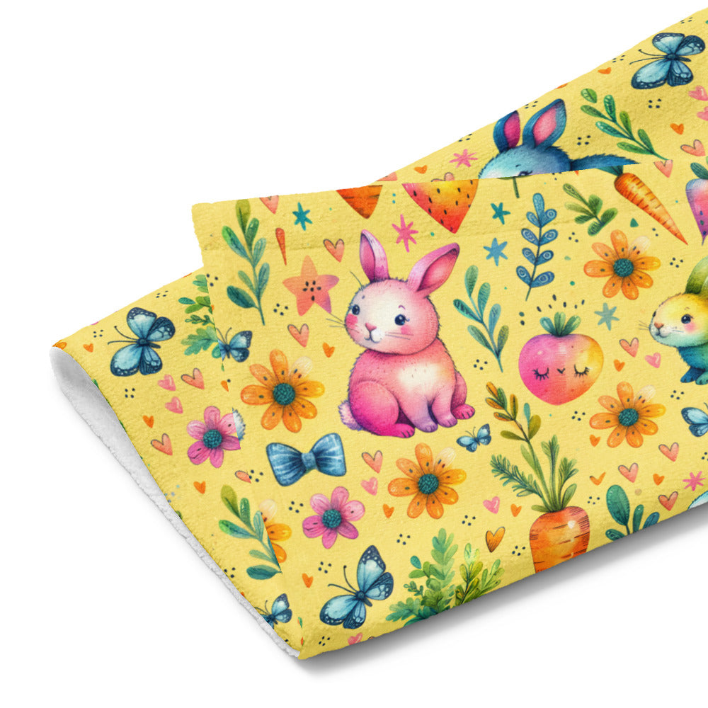 Cute Easter Bunny Kitchen Tea Towel ESHT24