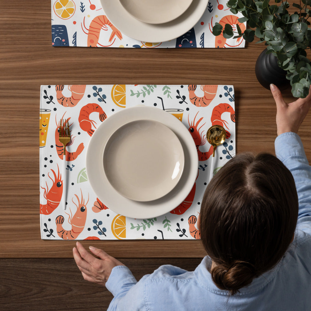 Citrus Shrimps Placemats Set СSPM01